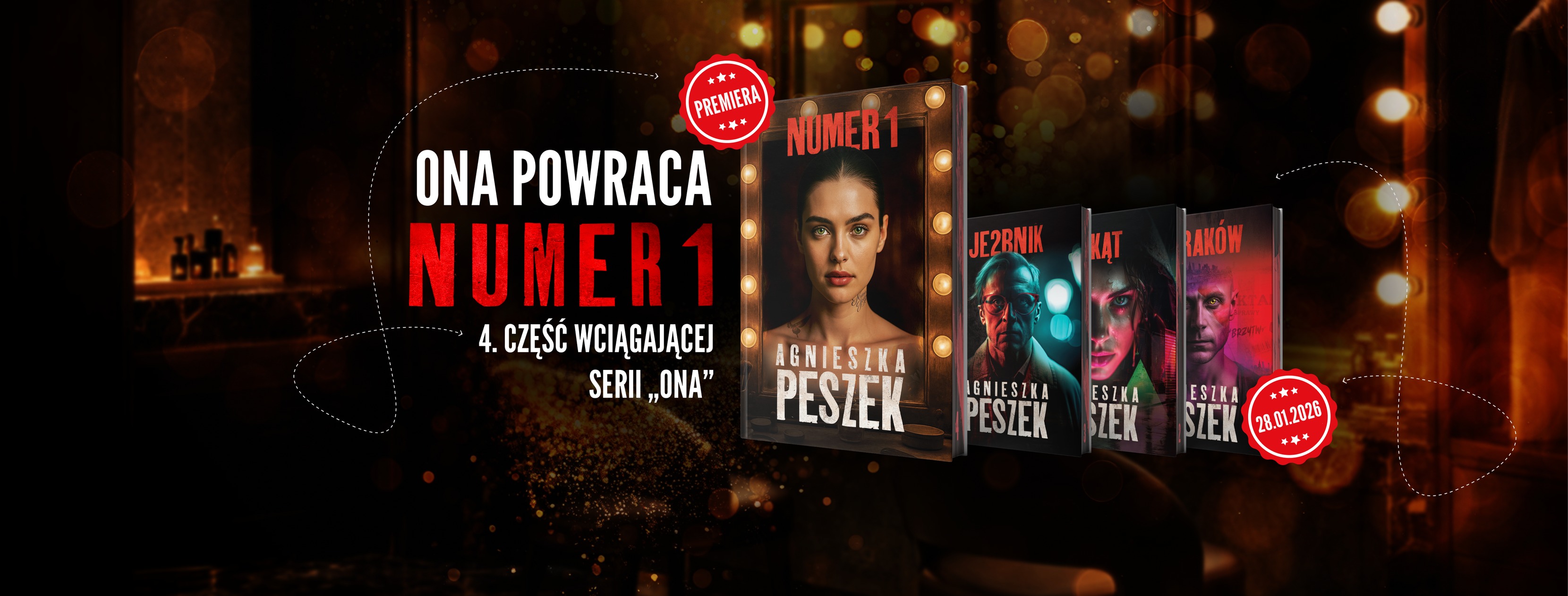 Toksyczne piękno – wywiad z Agnieszką Peszek, autorką bestsellerowych thrillerów psychologicznych z serii „Ona”